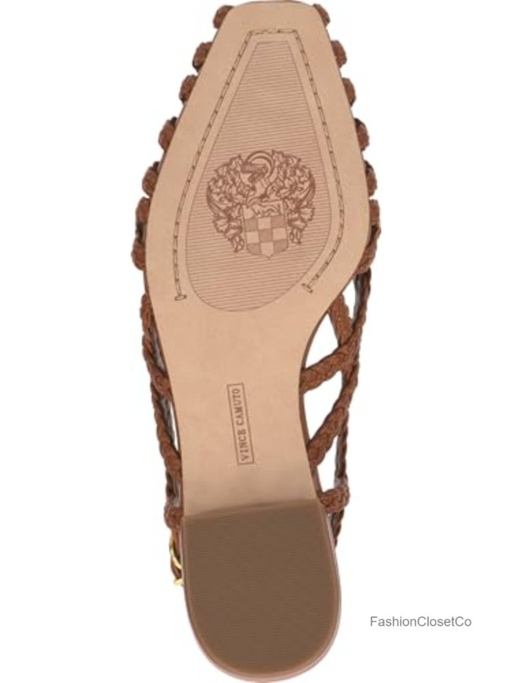 Strappy Flat Sandals with Braided Design and Slingback Strap - Picture 6 of 6